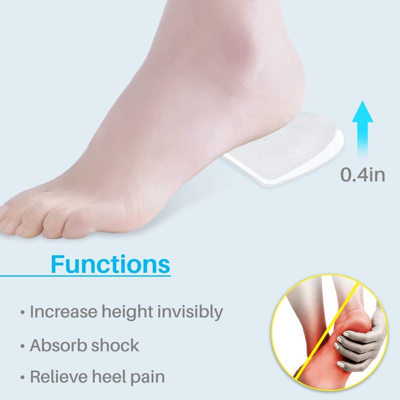 Kalevel 3 Pairs Height Increase Insole Men Women Elevator Shoe Heel Lift Inserts Shock Absorption Insoles 1cm for Boots Sneakers - Image 2